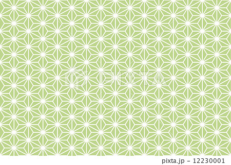 シームレスパターン 麻の葉模様のイラスト素材 12230001 Pixta