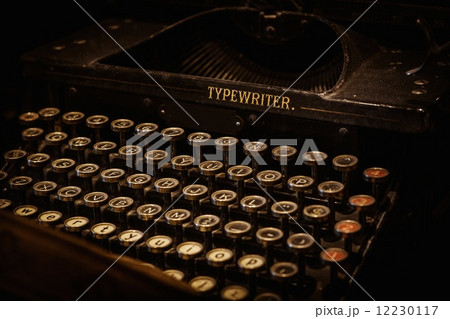 Old typewriter on a table Old typewriter on a table 12230117