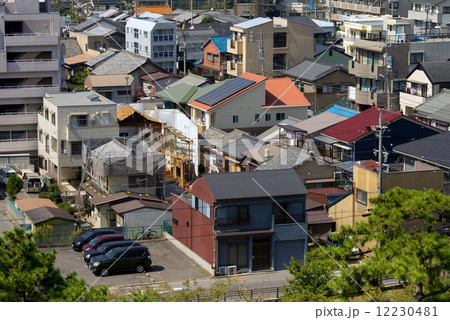 岡崎市 住宅街の写真素材