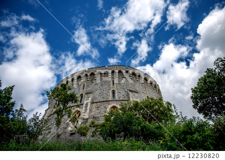 The round tower at Windsor castle in Berkshire 12230820