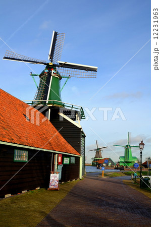 オランダ　ザーンセスカンスの風車 12231963