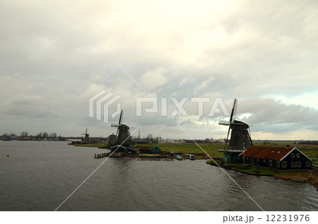 オランダ　ザーンセスカンスの風車 12231976