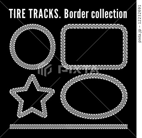 Tire tracks Tire tracks 12232691