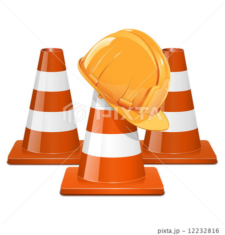 Vector Cones with Helmet 12232816