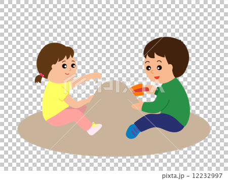 Children playing in the sand 12232997