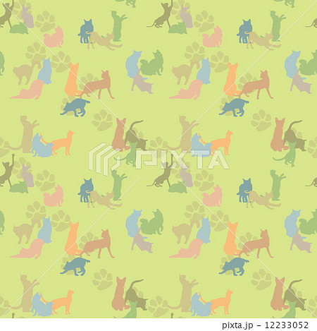 seamless texture with cats 12233052