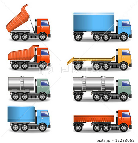 Vector Truck Icons 12233065