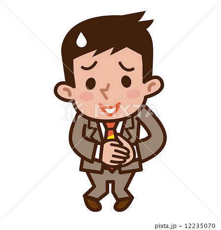 ごまをするビジネスマン 12235070