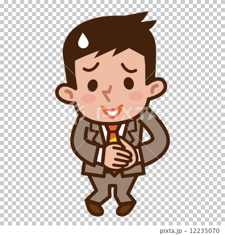 ごまをするビジネスマン 12235070