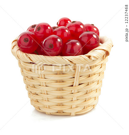 red currants on white 12237468