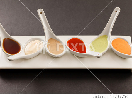 different kinds of sauce 12237750