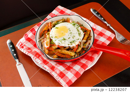 potatoes and egg in the bar potatoes and egg in the bar 12238207