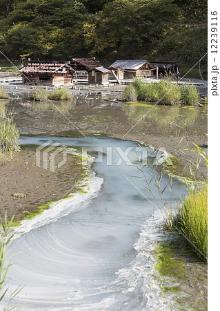 栃木県日光市　日光湯元温泉の源泉 12239116