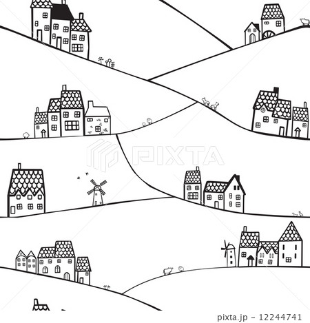 hills and houses 12244741