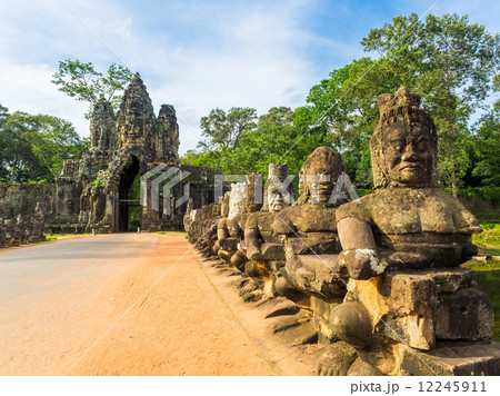 アンコール遺跡 アンコールトム 南大門 12245911
