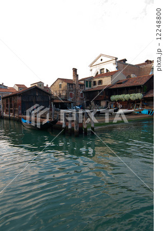 Venice Italy San Trovaso squero view 12248800