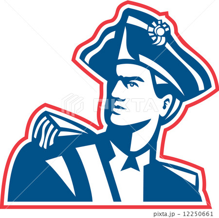 American Patriot Soldier Bust Retro American Patriot Soldier Bust Retro 12250661
