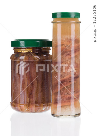 jars of anchovy fillets 12255106