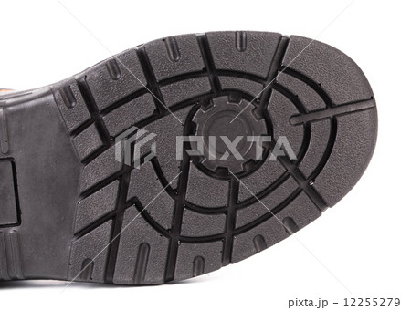 Black shoe sole. 12255279