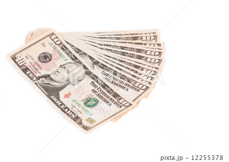 Heap of one dollar bills. Heap of one dollar bills. 12255378