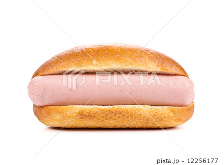 Hot dog bread and sausage 12256177