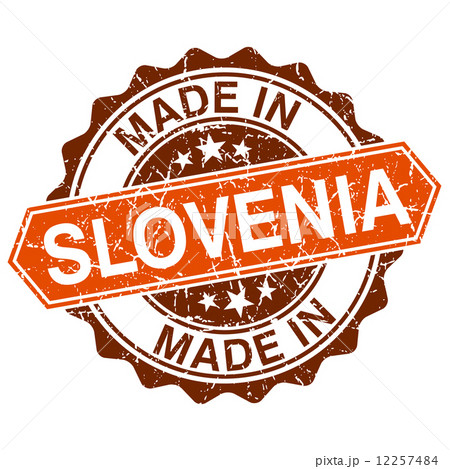 made in Slovenia vintage stamp isolated on white background made in Slovenia vintage stamp isolated on white background 12257484