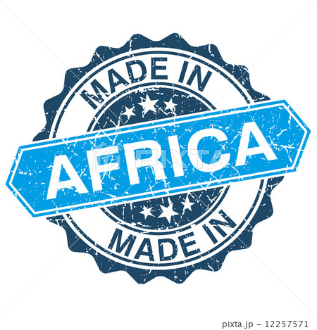 made in Africa vintage stamp isolated on white background made in Africa vintage stamp isolated on white background 12257571