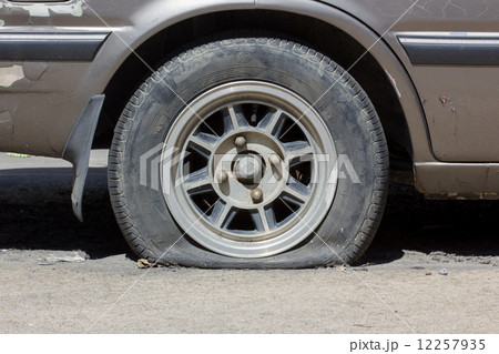 flat tyre in sunshine flat tyre in sunshine 12257935