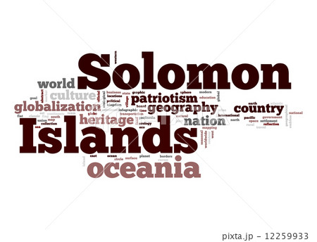 Solomon Islands word cloud 12259933