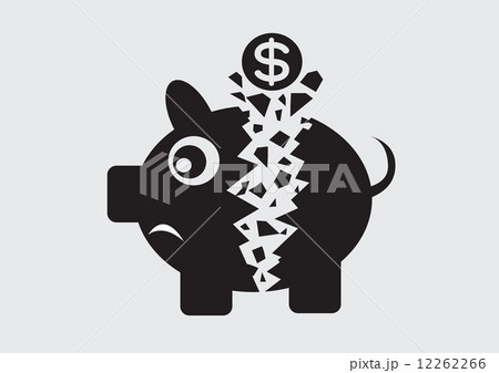 Broken Piggy Bank 12262266