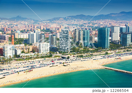 View of Barcelona from the helicopter View of Barcelona from the helicopter 12266504