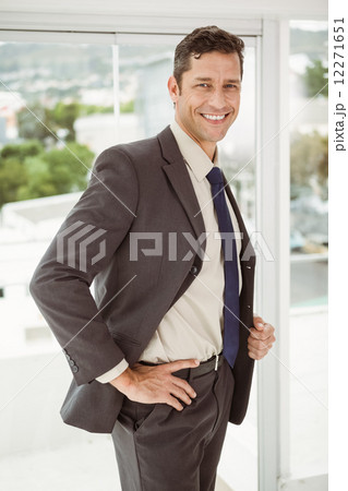 Smart businessman in suit at office 12271651