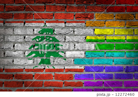 Dark brick wall - LGBT rights - Lebanon Dark brick wall - LGBT rights - Lebanon 12272460