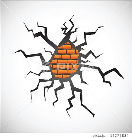 wall with crack 12272884