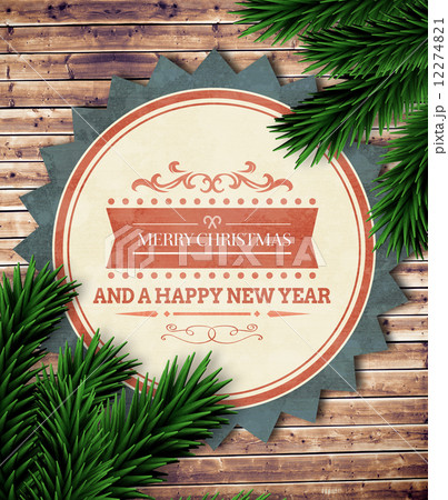 Composite image of digitally generated fir tree branches 12274821