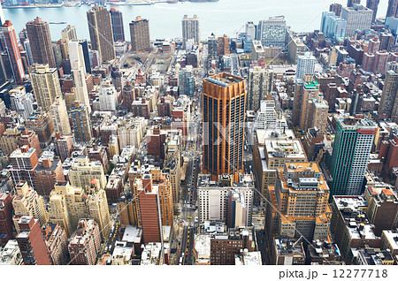 Cityscape view of Manhattan from Empire State Building 12277718