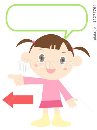 女の子　案内板 12277764