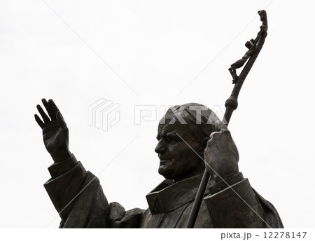 Statue of pope John Paul II in Nitra city 12278147