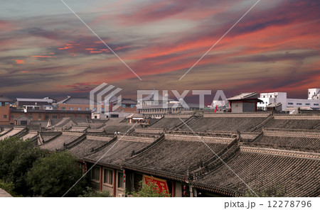 View of the city of Xian (Sian, Xi'an), Shaanxi province, China View of the city of Xian (Sian, Xi'an), Shaanxi province, China 12278796