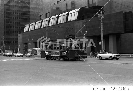 西鉄福岡市内線　昭和51年　博多駅前 12279617