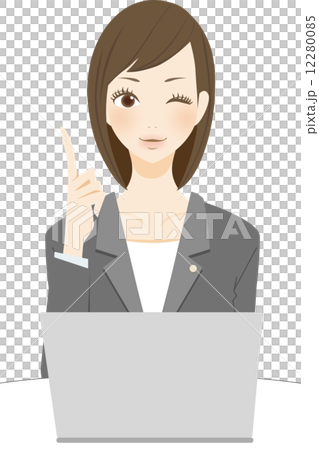 法律関係の仕事をする女性 ポイント 法律関係の仕事をする女性 ポイント 12280085