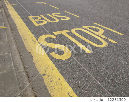Bus stop sign Bus stop sign 12281500