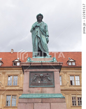 Schiller statue, Stuttgart Schiller statue, Stuttgart 12281517