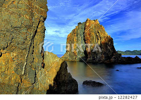 須崎海岸4億年前の地層 12282427