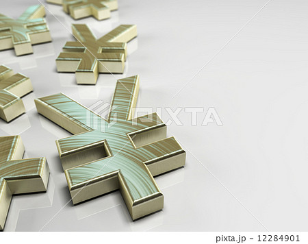 Japanese yen symbol 12284901