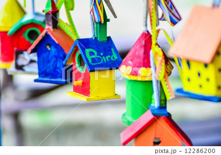 little colorful bird houses 12286200