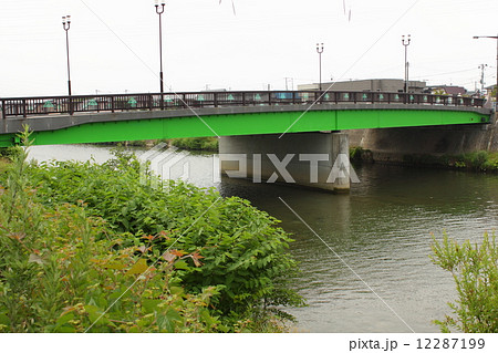青森・駒込川と松桜橋 12287199