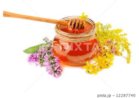 Fresh honey in jar Fresh honey in jar 12287740