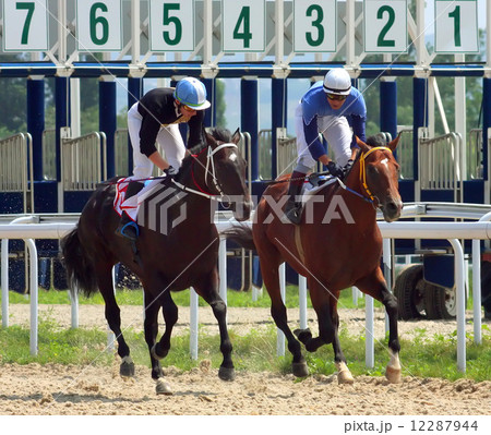 Horse racing. 12287944