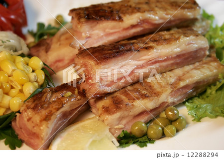 Meat on the plate 12288294